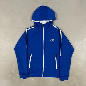 Vintage 80s Nike Sportswear Retro Causal Essential Fleece Jacket Size Small